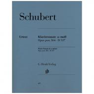 Schubert, F.: Klaviersonate a-Moll Op. post. 164 D 537 