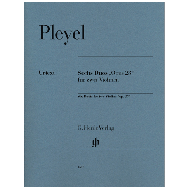 Pleyel, I.: Sechs Duos op. 23 für zwei Violinen 