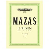 Mazas, J. F.: Etüden Op. 36 Band 1: 30 Etudes speciales 