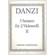 Danzi, F.: 3 Violoncellosonaten Band 2 Nr. 2 C-Dur 