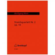 Rihm, W.: 2. Streichquartett op. 10 (1970) 