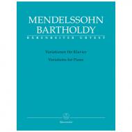 Mendelssohn Bartholdy, F.: Variationen 