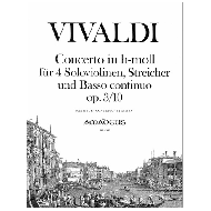 Vivaldi, A.: Concerto in h-moll op. 3/10 (RV 580) - L'estro armonico 