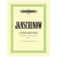 Janschinow, A.: Concertino im russischen Stil Op. 35 