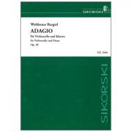 Bargiel, W.: Adagio für Violoncello und Orchester Op. 38 