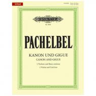 Pachelbel, J.: Kanon & Gigue - Urtext 