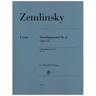 Zemlinsky, A.: Streichquartett Nr. 2 Op. 15 