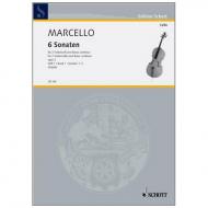 Marcello, B.: 6 Sonaten Band 1 Nr. 1-3 