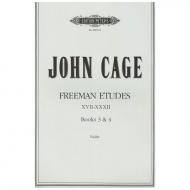 Cage, J.: Freeman Etudes Books 3 & 4 (Nr. 17-32) 