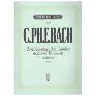 Bach, C. Ph. E.: Klaviersonaten und Freie Fantasien Wq 58 