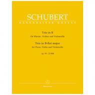 Schubert, F.: Klaviertrio D 898 Op. 99 B-Dur 