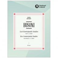 Busoni, F.: Zwei Kontrapunkt-Studien nach J.S. Bach Busoni-Verz. 41, 40 