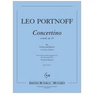 Portnoff, L.: Concertino Op. 14 a-Moll 