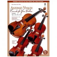 Vivaldi: Concerto for four Violins (+Online Audio) 
