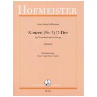 Hoffmeister, F.A.: Kontrabasskonzert D-Dur Nr.3 