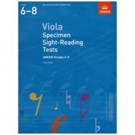 ABRSM: Viola Specimen Sight-Reading Tests – Grades 6-8 (From 2012) 