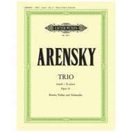 Arensky, A.: Klaviertrio Op. 32 d-Moll 