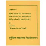 Dotzauer, J.J.F.: 113 Etüden Band 2 