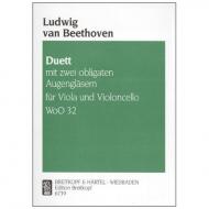 Beethoven, L.v.: Duett mit 2 obligaten Augengläsern WoO 32 
