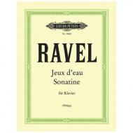 Ravel, M.: Jeux d´eau, Sonatine 