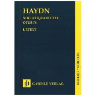 Haydn, J.: Streichquartette Op. 76/1-6 »Erdödy-Quartette« – Partitur 