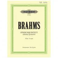 Brahms, J.: Streichquintett Nr. 1 Op. 88 F-Dur 