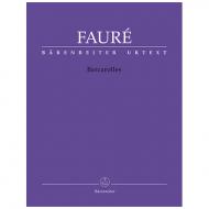 Fauré, G.: Barcarolles 