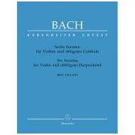 Bach, J. S.: 6 Violinsonaten BWV 1014 - BWV 1019 