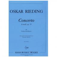Rieding, O.: Violinkonzert Op. 35 h-Moll 