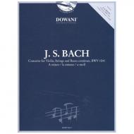 Bach, J. S.: Violinkonzert BWV 1041 a-Moll (+CD) 
