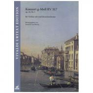 Vivaldi, A.: Violinkonzert Op. 12/1 RV 317 g-Moll 