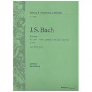 Bach. J.S.: Konzert d-moll nach BWV1060 