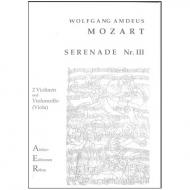 Mozart, W.A.: Serenade III 