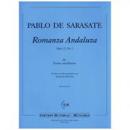 Sarasate, P. d.: Romanza Andaluza Op. 22/1 