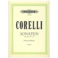 Corelli, A.: Violinsonaten Op. 5 Band 1 (Nr. 1, 4, 8) 