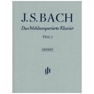Bach, J. S.: Das Wohltemperierte Klavier Teil I 