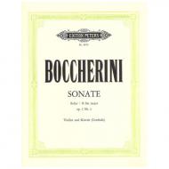 Boccherini, L.: Violinsonate Op. 5/3 B-Dur 