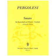 Pergolesi, G.B.: Kontrabasssonate nach der Sinfonia F-Dur 