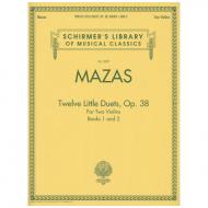 Mazas, J. F.: Twelve Little Duets Op. 38 Band 1 & 2 