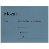 Mozart, W. A.: Werke für Klavier zu 4 Händen 