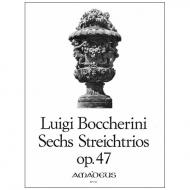 Boccherini, L.: 6 Streichtrios Op. 47 