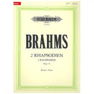 Brahms, J.: 2 Rhapsodien Op. 79 