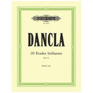 Dancla, J. B. Ch.: 20 Etudes brillantes Op. 73 