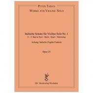 Taban, P.: Indische Sonate Nr. 1 Op. 25 