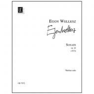Wellesz, E.: Violinsonate Op. 36 