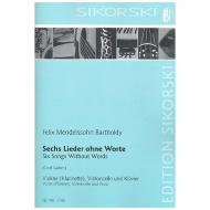 Mendelssohn Bartholdy, F.: 6 Lieder ohne Worte 