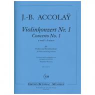 Accolay, J. B.: Violinkonzert Nr. 1 a-Moll – Partitur 