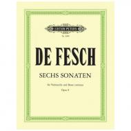 Fesch, W. d.: Sechs Sonaten op.8 
