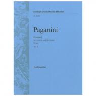 Paganini, N.: Violinkonzert Nr. 1 Op. 6 D-Dur 