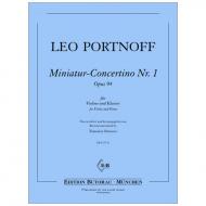 Portnoff, L.: Miniatur-Concertino Nr. 1 D-Dur op. 94 